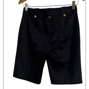 Tory Burch Woman’s Shorts Size 0 Gold Button Accents Dressy Casual Shorts